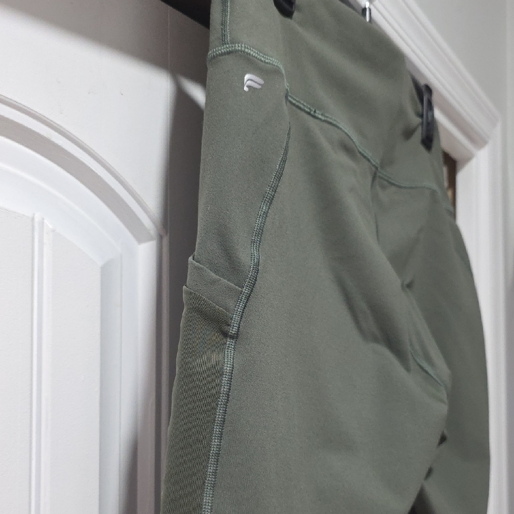 Fabletics Olive Green Leggings Powerhold - Picture 3 of 3